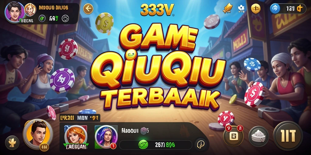 Gameplay QiuQiu seru dengan grafis menarik.