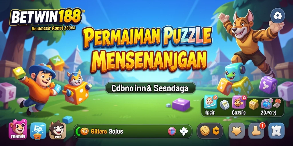 Tampilan gameplay BETWIN188 yang menarik dan menantang puzzle.