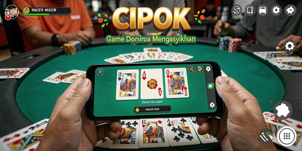 Tampilan gameplay seru di CIPOK, penuh adrenalin.