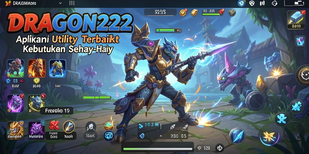 Tampilan antarmuka DRAGON222 yang memudahkan pengguna.