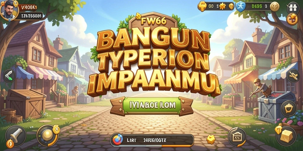 Tampilan gameplay FW66 yang menampilkan eksplorasi dunia bisnis.