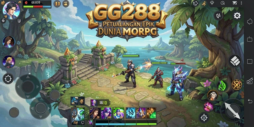 Tampilan gameplay GG288 yang memukau di dunia MMORPG.