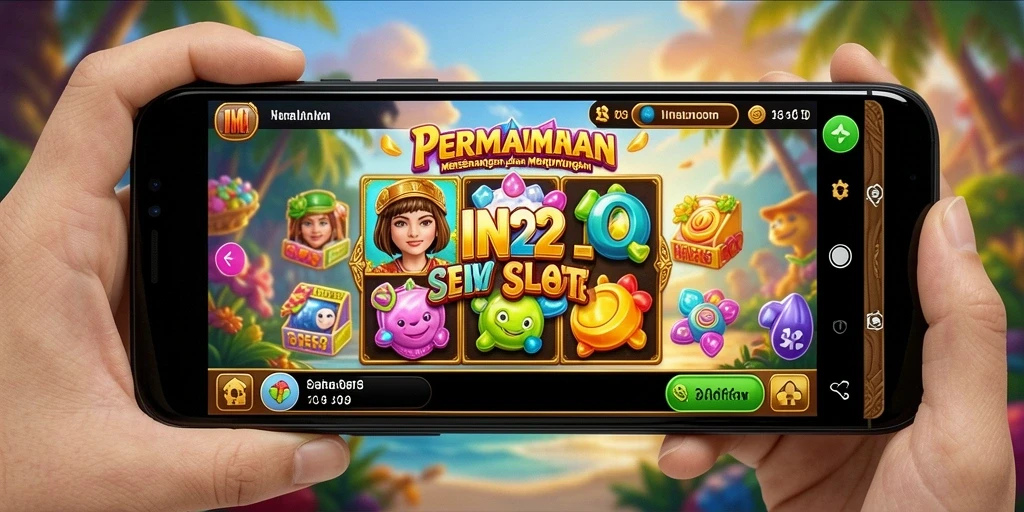 Tampilan gameplay IN22 yang menarik dengan grafis memukau.