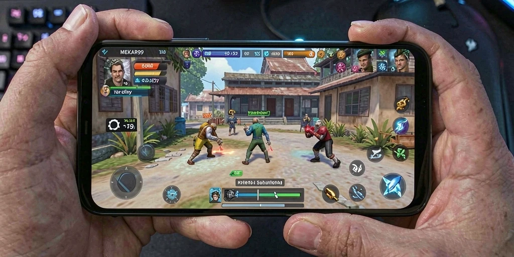 Tampilan gameplay utility dari aplikasi MEKAR99 yang praktis dan fungsional.