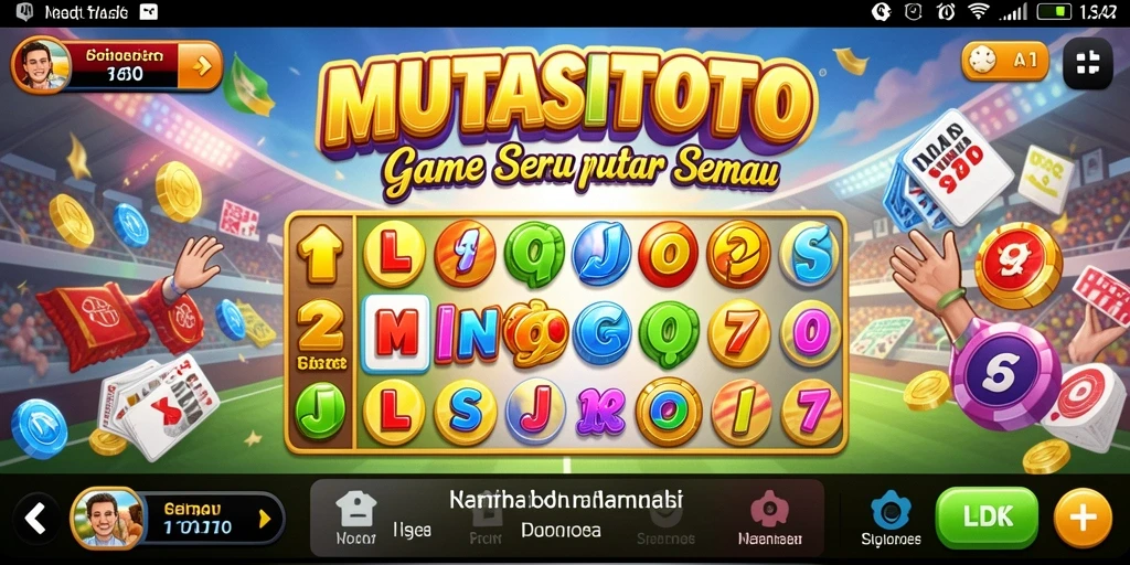 Tampilan gameplay MUTASITOTO yang seru dan menarik.