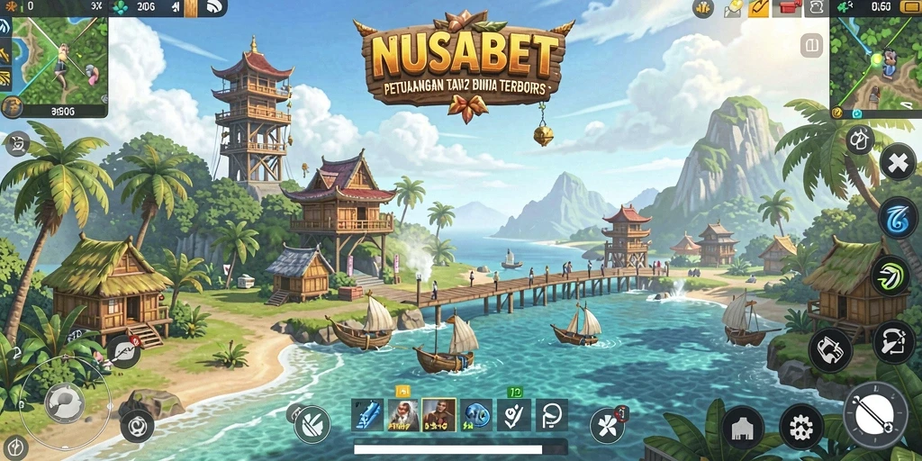 Tampilan gameplay menakjubkan di dunia terbuka NUSABET.