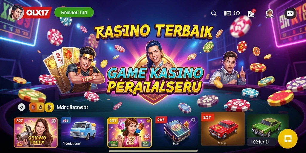 Tampilan menarik dari gameplay Kasino OLX17 yang mendebarkan.