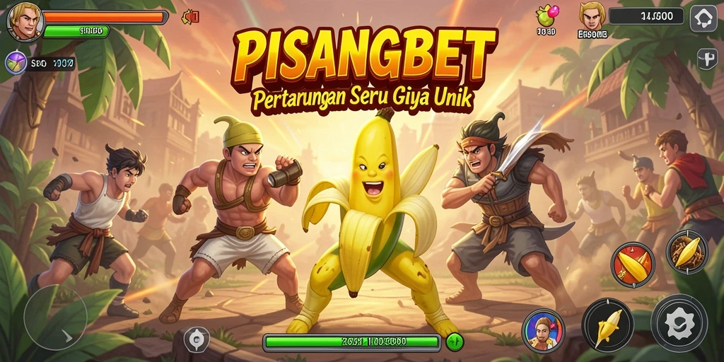 Tampilan aksi mendebarkan dalam permainan PISANGBET.