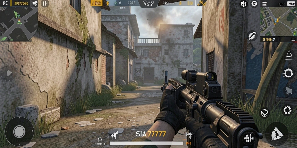 Tampilan aksi menegangkan di gameplay SIA777.