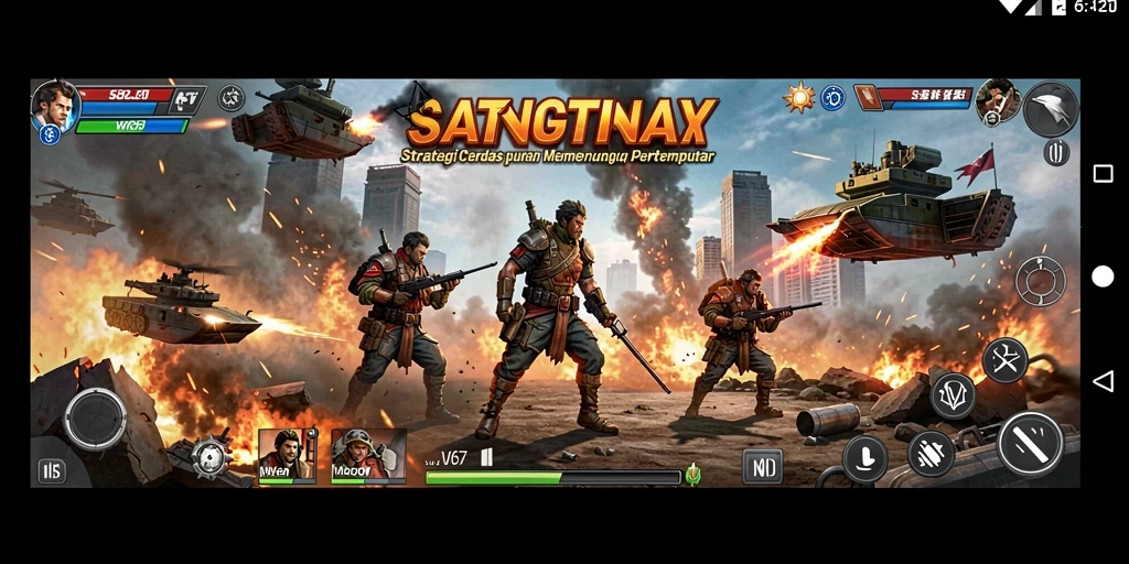 Tampilan gameplay menarik dari W67 dengan strategi mendalam.