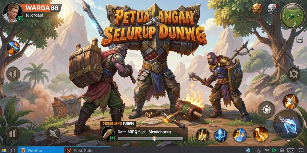 Gameplay mendebarkan di dunia <strong>WARGA88</strong>
