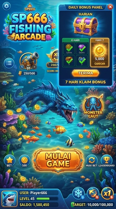 Tampilan aplikasi terbaru di sp666 yang nyaman digunakan.